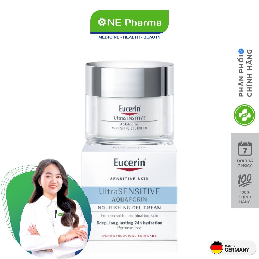 Kem Dưỡng Eucerin Ultrasensitive Aquaporin Nourishing Gel Cream Cho Da Thường Đến Da Hỗn Hợp - 50ml | Shopee Việt Nam
