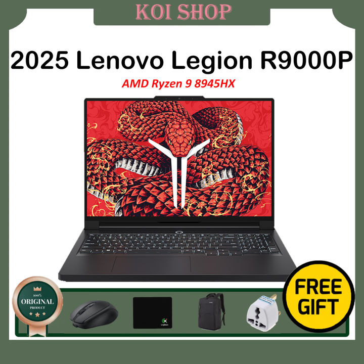【Local Warranty】2025 Lenovo Legion R9000P Gaming Laptop/Lenovo Legion Gaming Laptop/AMD Ryzen 9 8945HX GeForce RTX5070/RTX5060/16inch 2.5K 240Hz Screen Notebook/Lenovo Laptop