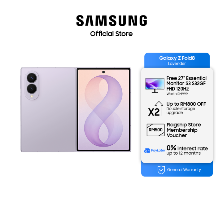 [PRE-ORDER] SAMSUNG Galaxy Z Fold 8 [EST DEL FROM 10 AUG 2026 ONWARDS]