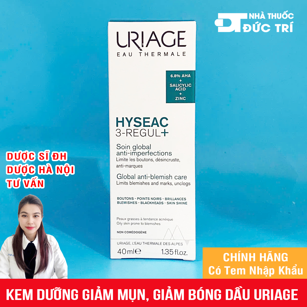 Kem dưỡng giảm mụn Uriage Hyséac 3 - Regul Soin Global (40ml) | Shopee Việt Nam