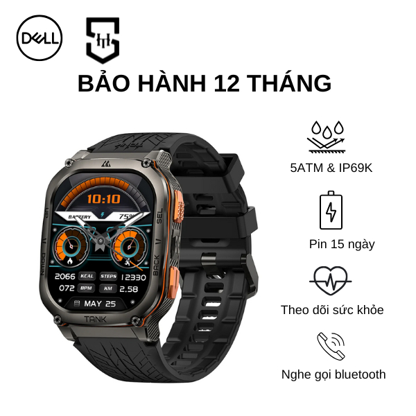 Đồng hồ thông minh Kospet Tank M3 Ultra | Nghe gọi trực tiếp | Shopee Việt Nam