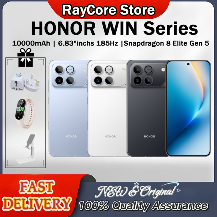 2026 HONOR WIN Series 5G Smartphone | HONOR WIN RT |HONOR WIN Turbo| Snapdragon 8 Elite Gen 5 | 6.83"inchs 185Hz AMOLED Screen | 10000mAh 100W FastCharge | HONOR Gaming Phone|Honor phone