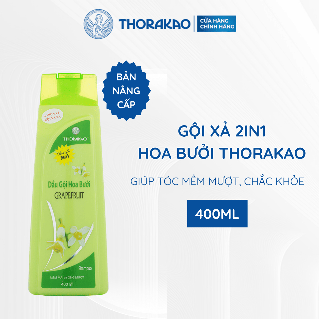Dầu Gội Hoa Bưởi Thorakao Giảm Rụng Giúp Tóc Bóng Mượt 500ML/400ML | Shopee Việt Nam
