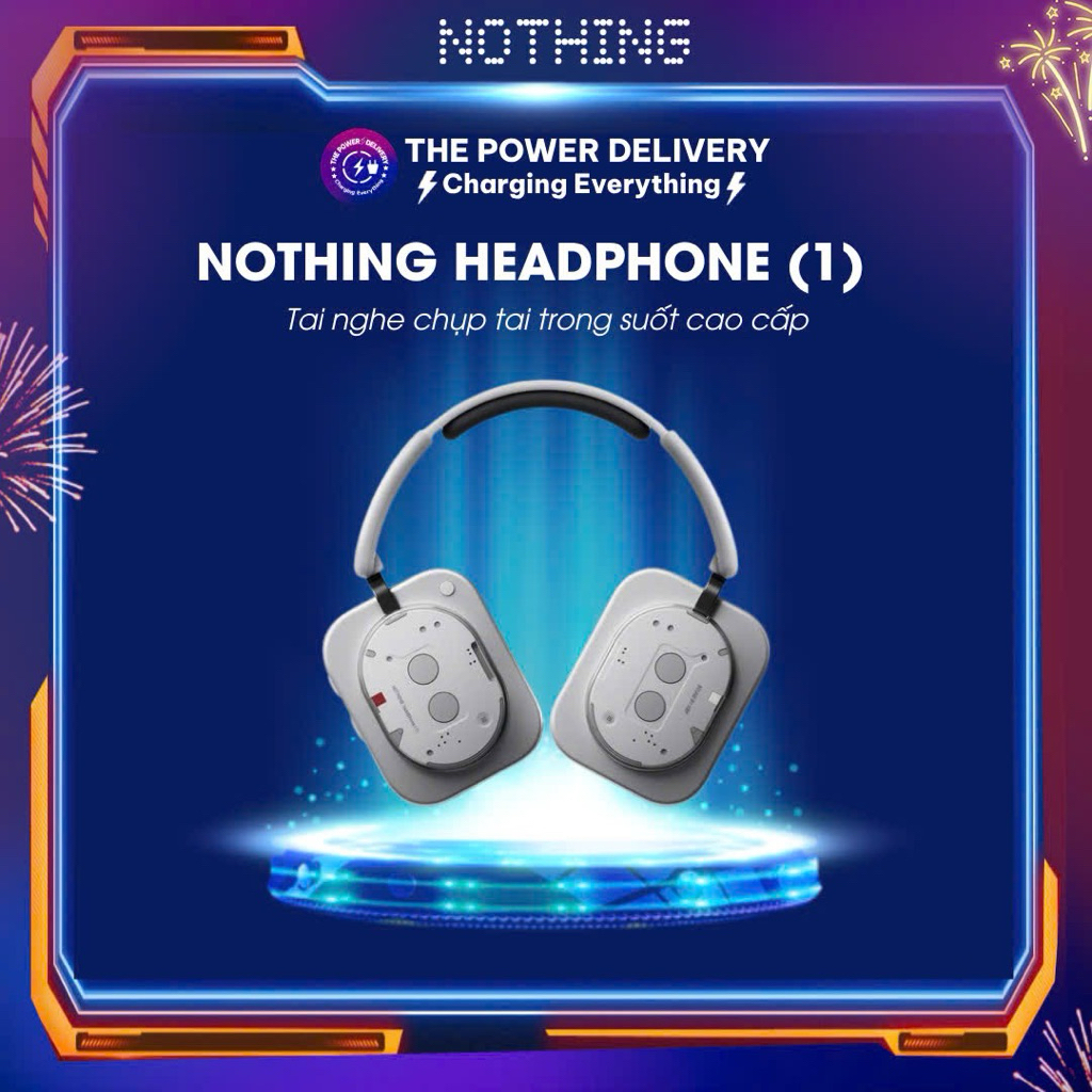 Tai nghe chụp tai trong suốt cao cấp Nothing Headphone (1) | Shopee Việt Nam