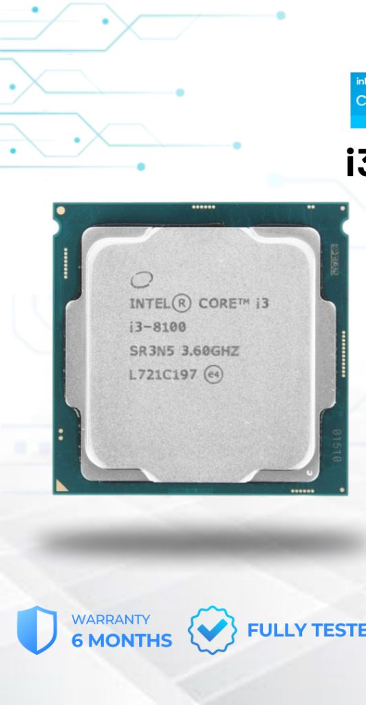 【Ready Stock】Intel Core i3-8100 i3 8TH GEN Processor 3.60GHz 4Cores 6MB Smart Cache 8GTs LGA1151 CPU | Shopee Malaysia