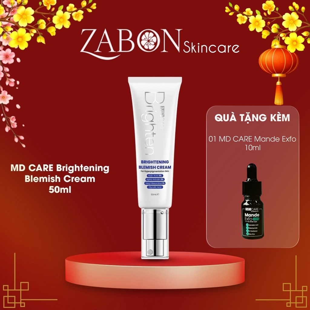 Kem dưỡng sáng da MD CARE Brightening Blemish Cream 50ml | Shopee Việt Nam