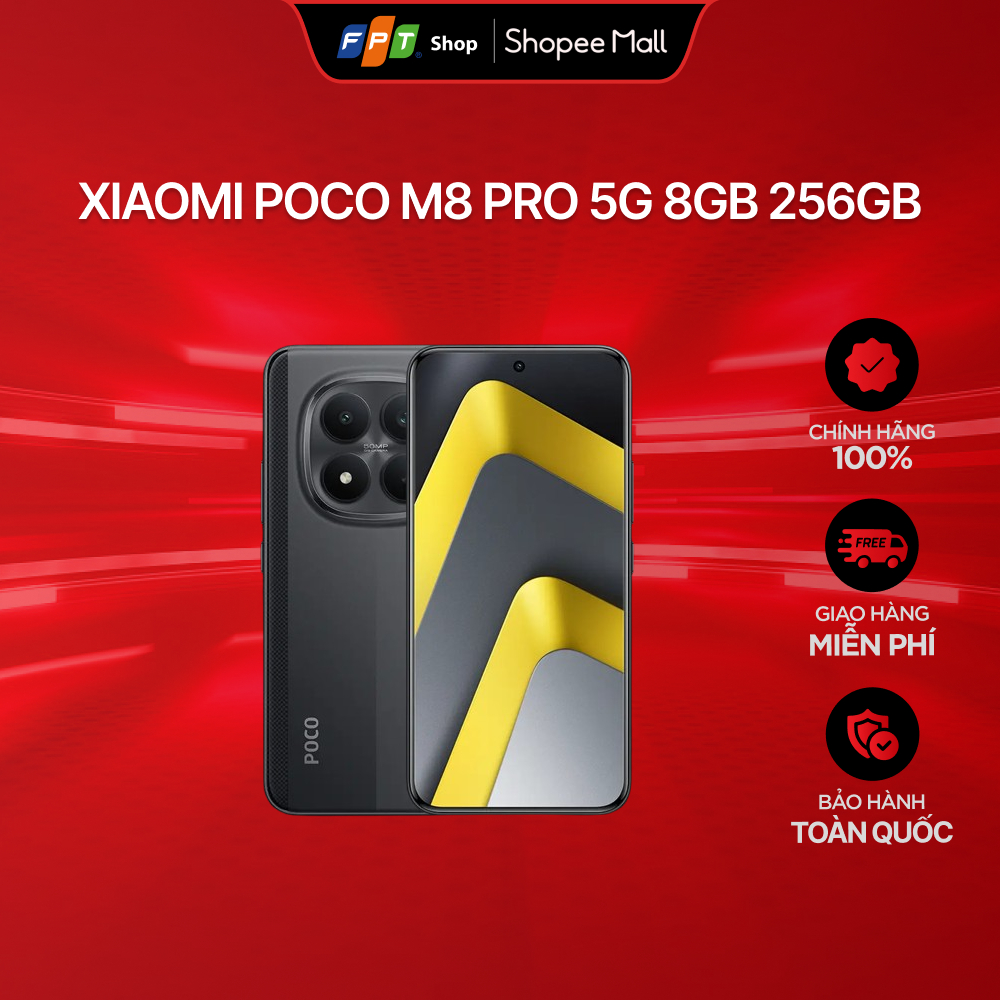 Điện thoại Xiaomi Poco M8 Pro 5G 8GB 256GB | Shopee Việt Nam