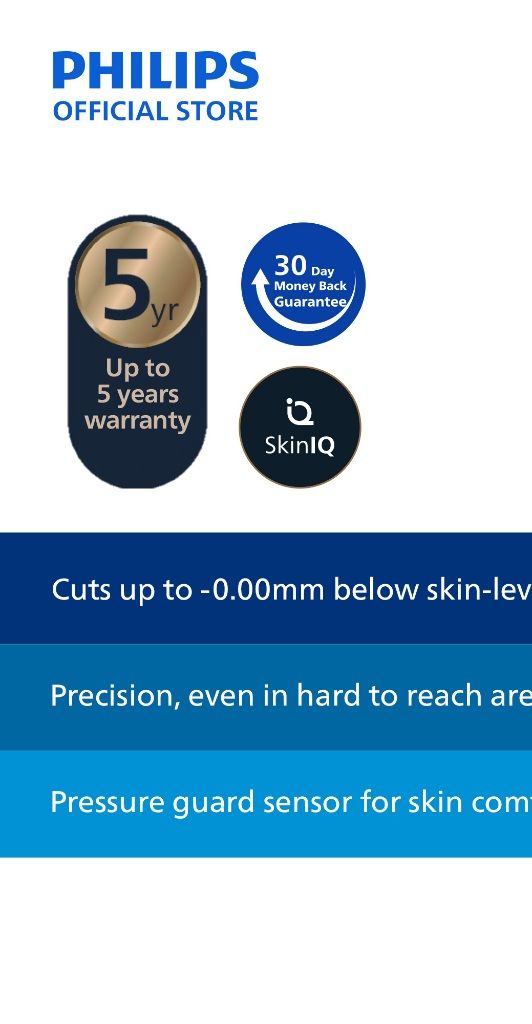 [New] Philips i9000 Prestige Wet & Dry Electric Shaver with SkinIQ XP9201/30 | Shopee Malaysia