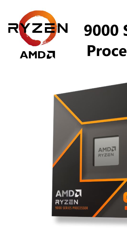 AMD Ryzen 9000 Series Processors - R5 9600X / R7 9700X / R9 9900X / R9 9950X/9800X3D | Shopee Malaysia