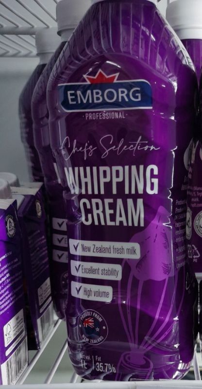 Heavy Cream Emborg whipping cream 1 liter pack with ice gel & cooler bag (Same Day Delivery Klang Valley Only) | Shopee Malaysia
