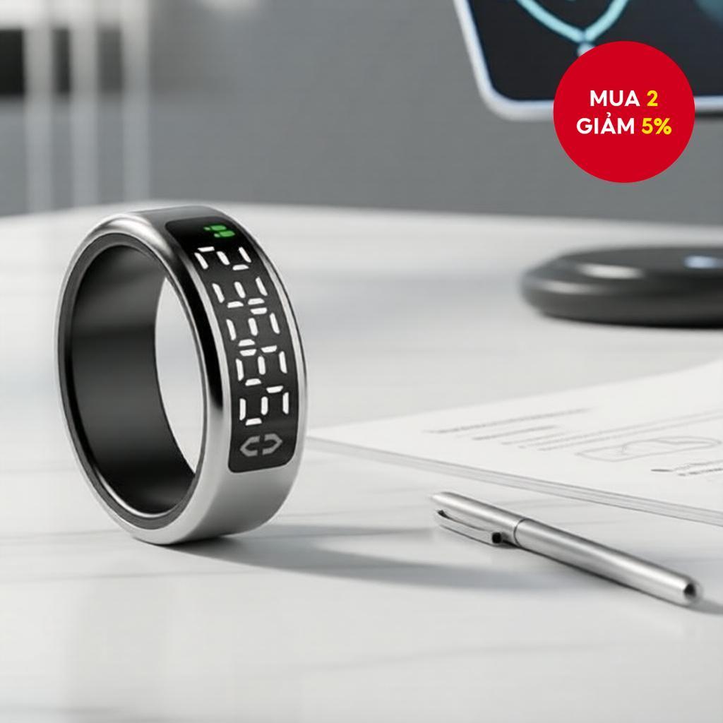 Samsung Galaxy Smart Ring: Màn hình cảm ứng, Chống nước 5ATM, Theo dõi sức khỏe Bluetooth, Điều khiển bằng cử chỉ, Nhiều chế độ thể thao | Shopee Việt Nam