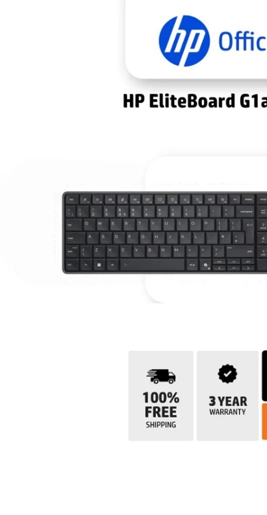 HP EliteBoard G1a Next Gen AI PC | AMD Ryzen AI 5 PRO | AMD Radeon 840M Graphics | 16 GB RAM | 512 GB SSD | Windows 11 Pro | Shopee Malaysia