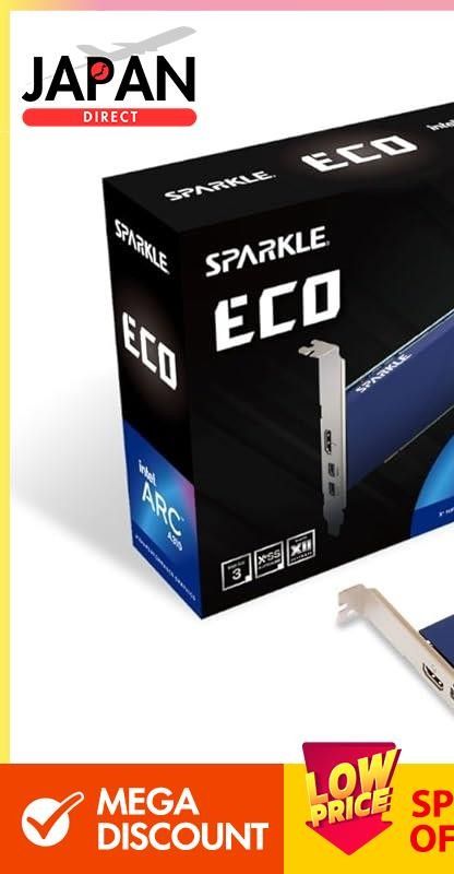 SPARKLE Intel Arc A310 equipped power consumption 50W "ECO" series graphics card [SA310C-4G] | Shopee Malaysia