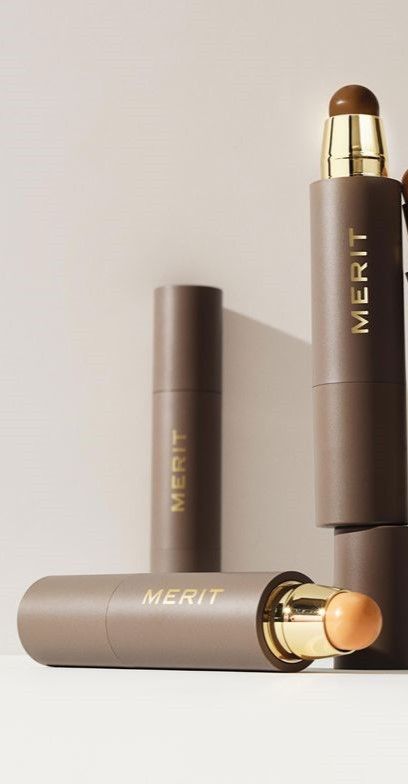 MERIT Minimalist Perfecting Complexion Stick Foundation Base Concealer Corrector Contour Light Medium Contour | Shopee Malaysia