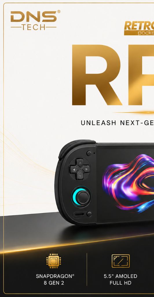 RETROID POCKET 6 Handheld Gaming Console RP6 RAM 8GB + 128GB 3D Hall Stick Snapdragon 8 Gen 2 | Shopee Malaysia