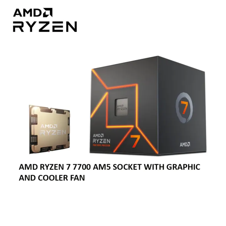 AMD RYZEN 7 7700 DESKTOP PROCESSORS AM5 CPU | Lazada Malaysia