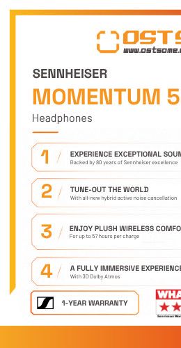 Sennheiser MOMENTUM 5 Wireless Noise-Canceling Headphones | Shopee Malaysia