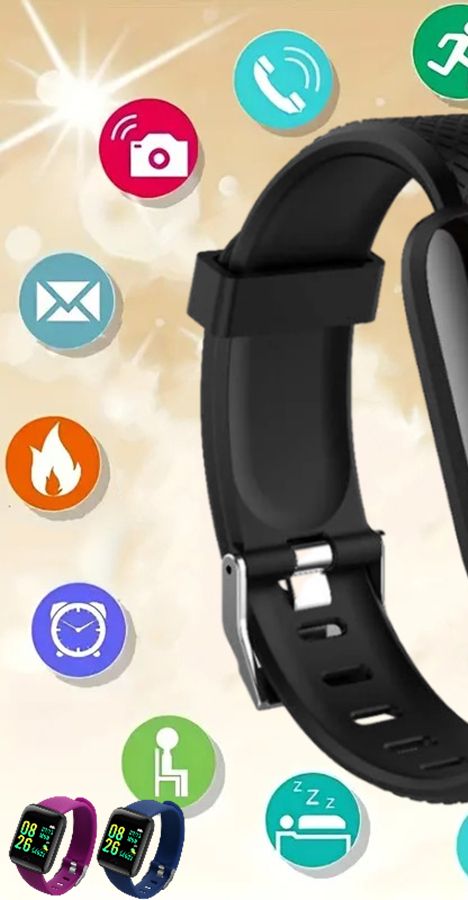 116plus Smartwatch Bluetooth Sport Wireless Fitness Tracker Wristband For Men | Shopee Malaysia