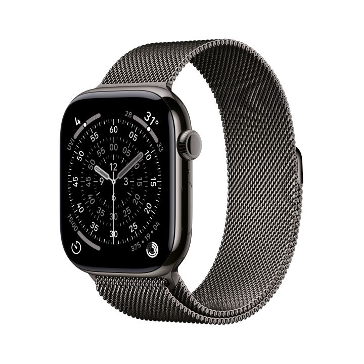 Apple Watch Series 11 GPS + Cellular 46mm Titanium Case with Milanese Loop | Lazada Malaysia