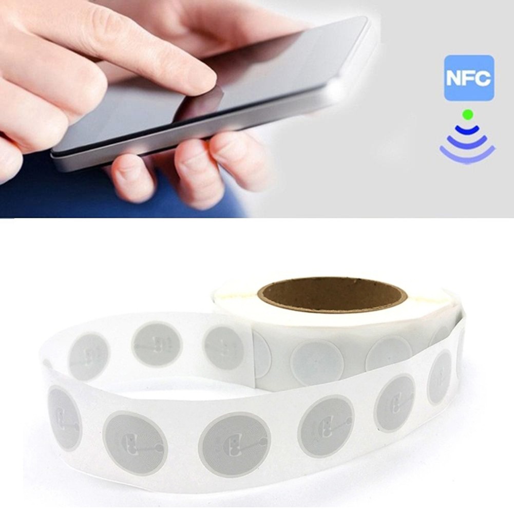 NTAG215 NFC 215 TAG High Performance Stickers Lables Compatible TagMo 25mm Sticker | Shopee Malaysia