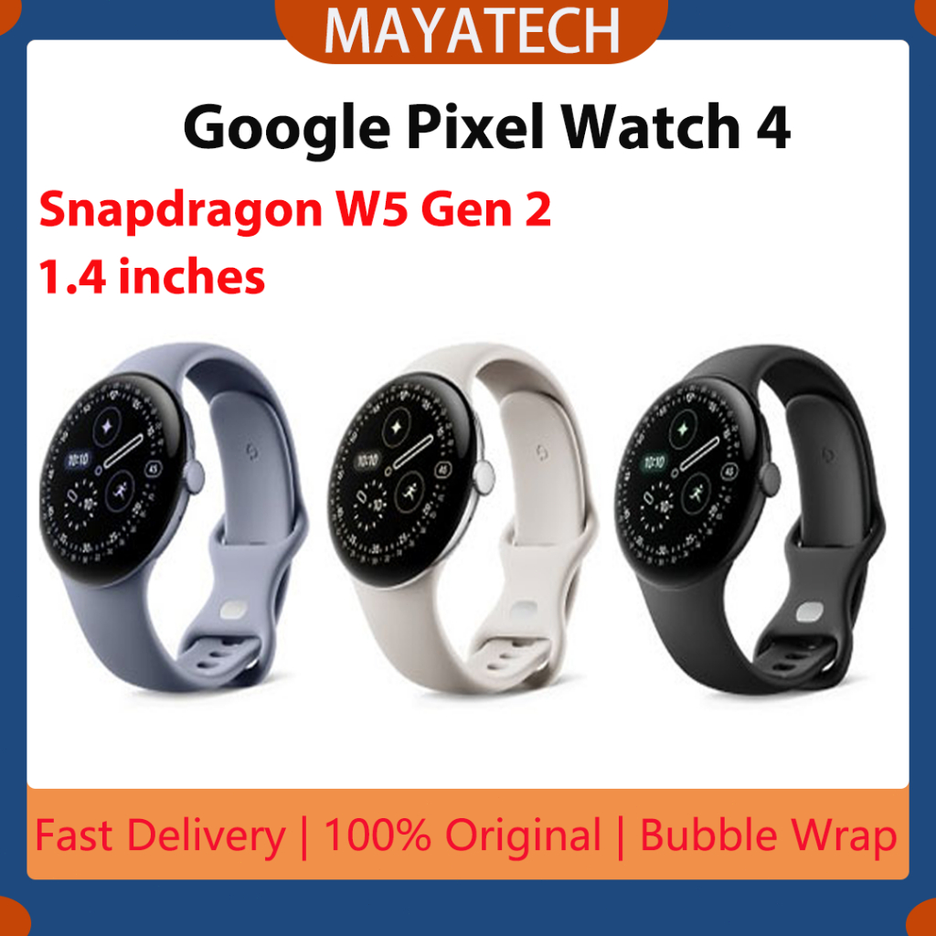 Google Pixel Watch 4 AMOLED 1.4 inches Snapdragon W5 Gen 2 455 mAh 32GB 2GB RAM WIFI<E Version Google SmartWatch | Shopee Malaysia