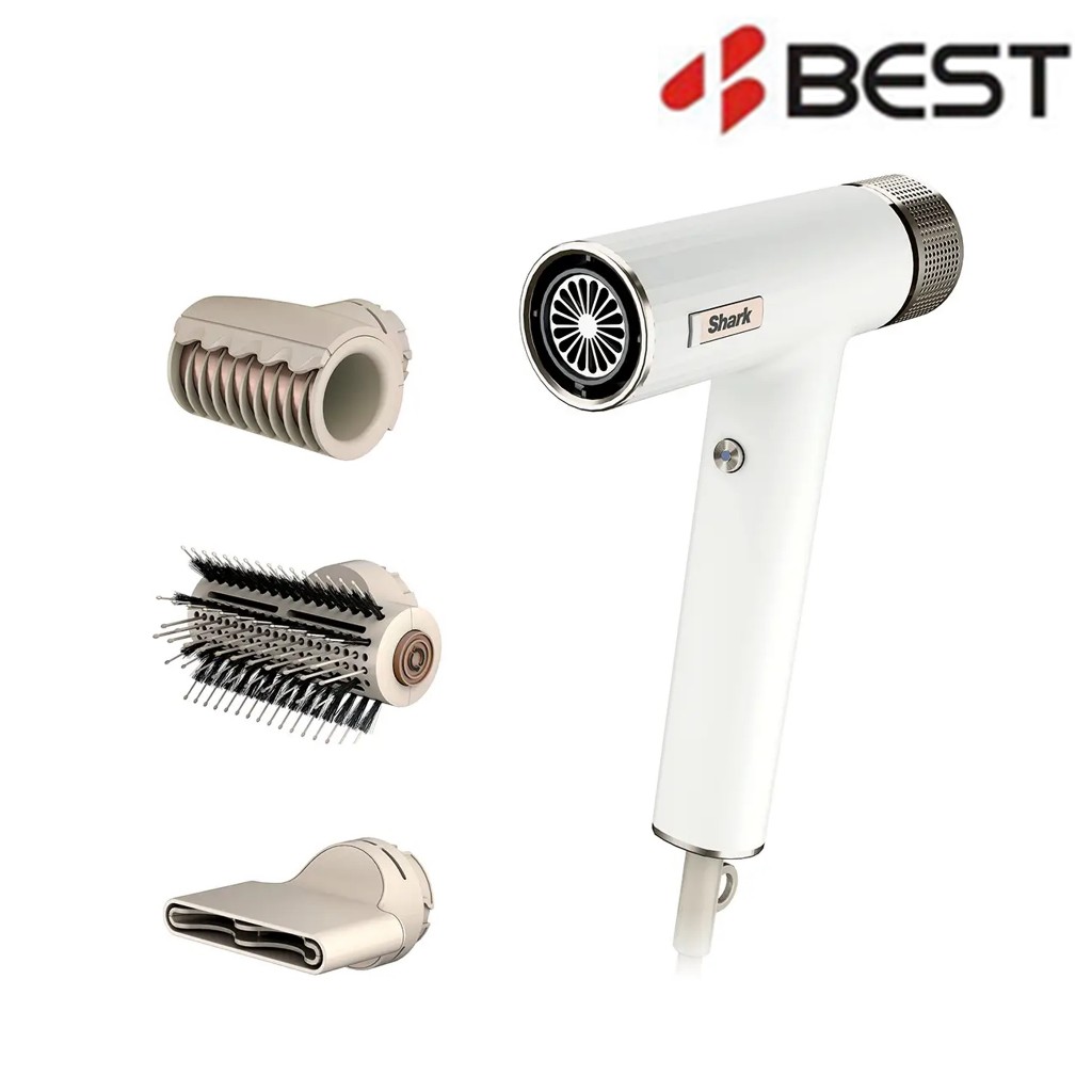 Shark SpeedStyle High-Velocity Hair Dryer with FrizzFighter Finishing Tool HD331SM HD331 WHITE | Shopee Malaysia