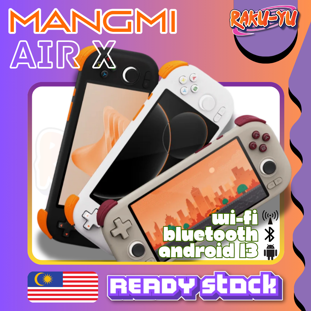 MANGMI AIR X Android Handheld Console 5.5" Qualcomm Snapdragon Bluetooth WiFi Rakuyu Gaming Station | Shopee Malaysia