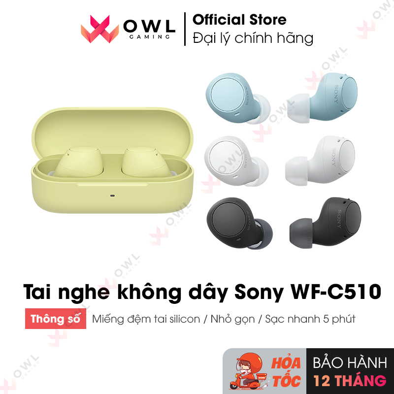Tai nghe không dây Sony WF-C510 (hàng chính hãng) | Shopee Việt Nam