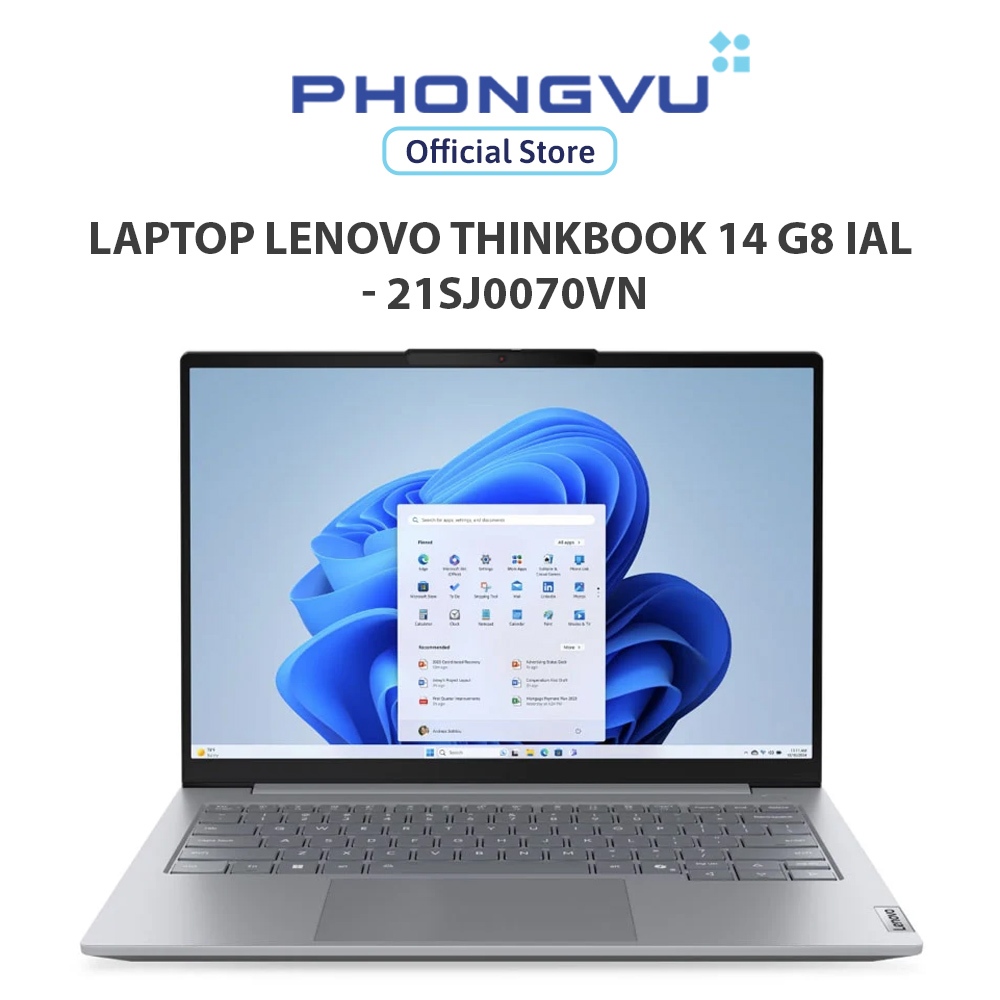 Laptop Lenovo ThinkBook 14 G8 IAL - 21SJ0070VN (Ultra 5-225H/ Intel Arc 16GB/ 512GB/ Windows 11) - Bảo hành 24 tháng | Shopee Việt Nam