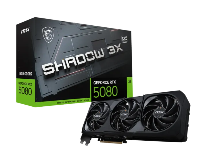 MSI GeForce RTX 5080 16G SHADOW 3X OC | Lazada Malaysia