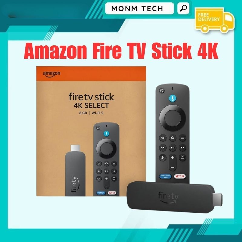 Amazon Fire TV Stick 4K Select 8GB [2025] | Shopee Malaysia