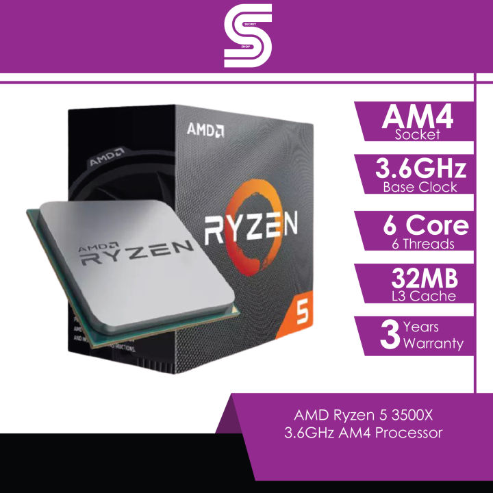 AMD Ryzen 5 3600X 3.8GHz AM4 Processor | Lazada Malaysia