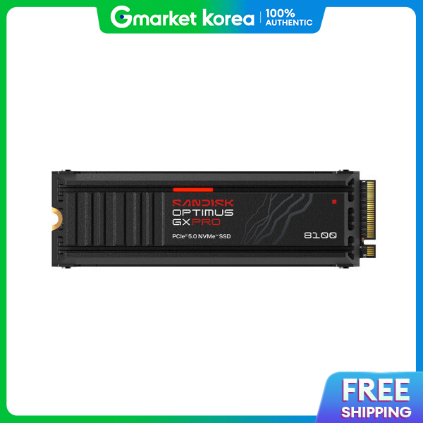 Sandisk | Sandisk Optimus Gx Pro 8100 Heatsink M.2 Nvme 8Tb
