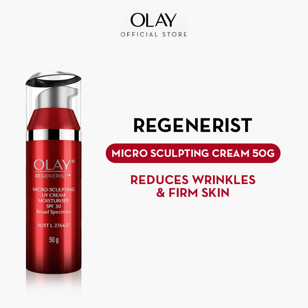 Olay Regenerist Micro-Sculpting UV Cream SPF30 50ml (Moisturizer, Skincare) | Shopee Malaysia