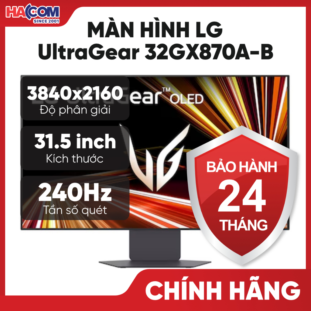Màn hình LG UltraGear 32GX870A-B (31.5 inch/OLED/UHD-240Hz/FHD-480Hz/0.03ms/USB-C) - BH 24 Tháng | Shopee Việt Nam