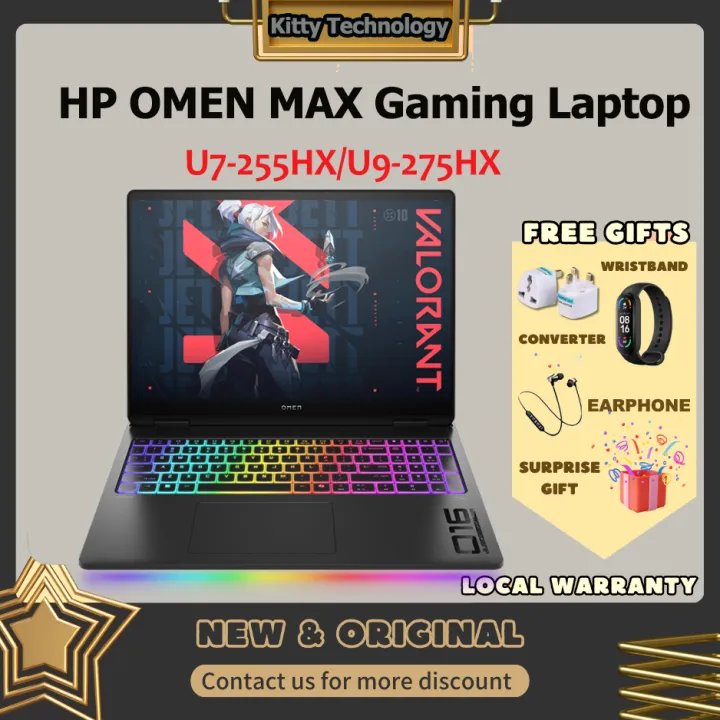 HP OMEN MAX Gaming Laptop|HP OMEN Max 16 Gaming Laptop|U7-255HX/U9-275HX/RTX5090/RTX5080/RTX5070Ti HP Gaming Laptop/16inch 2.5K 240Hz HP Laptop /暗影精灵MAX 2025 | Lazada Malaysia