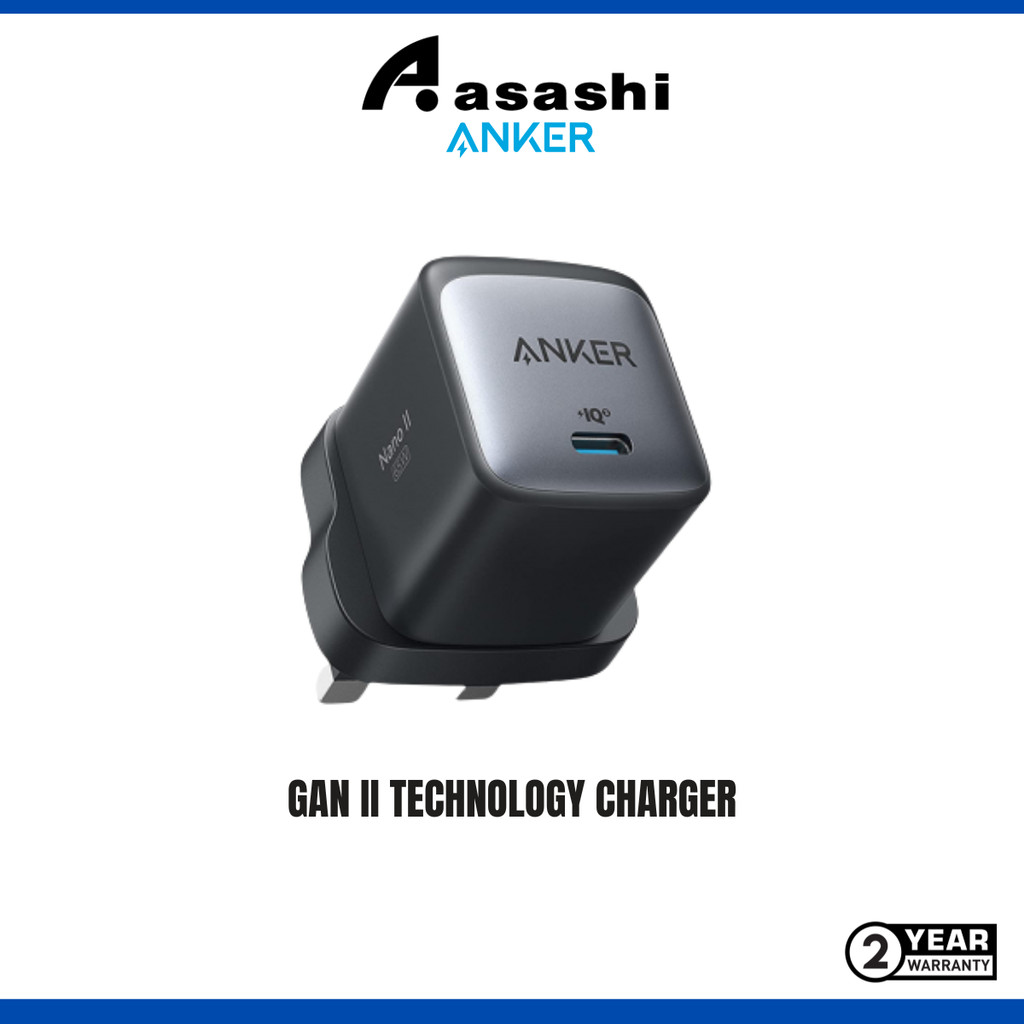 Anker Nano II MAx 65W GaN ll Technology Charger - Black anker 715 | Shopee Malaysia