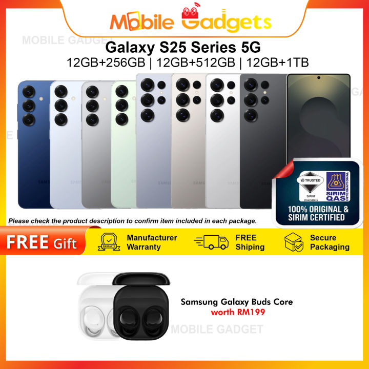 Samsung Galaxy S25 / Galaxy S25+ / Galaxy S25 Ultra | Original Malaysia New Set |