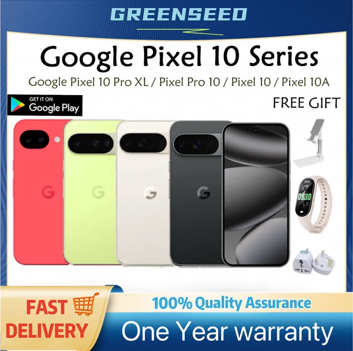 【US version】Google Pixel 10 Series SmartPhone | Google Pixel 10 Pro | Google Pixel 10 Pro XL | Google Pixel 10A | Google Pixel 10 |Google Tensor G5 | 6.3”inchs 120Hz LTPO OLED Screen | 5200mAh | Google Phone