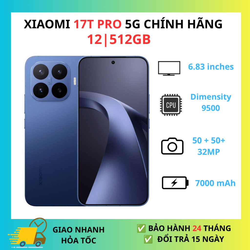 Điện Thoại Xiaomi 17T Pro 5G (12GB-512GB) Chính Hãng | Shopee Việt Nam