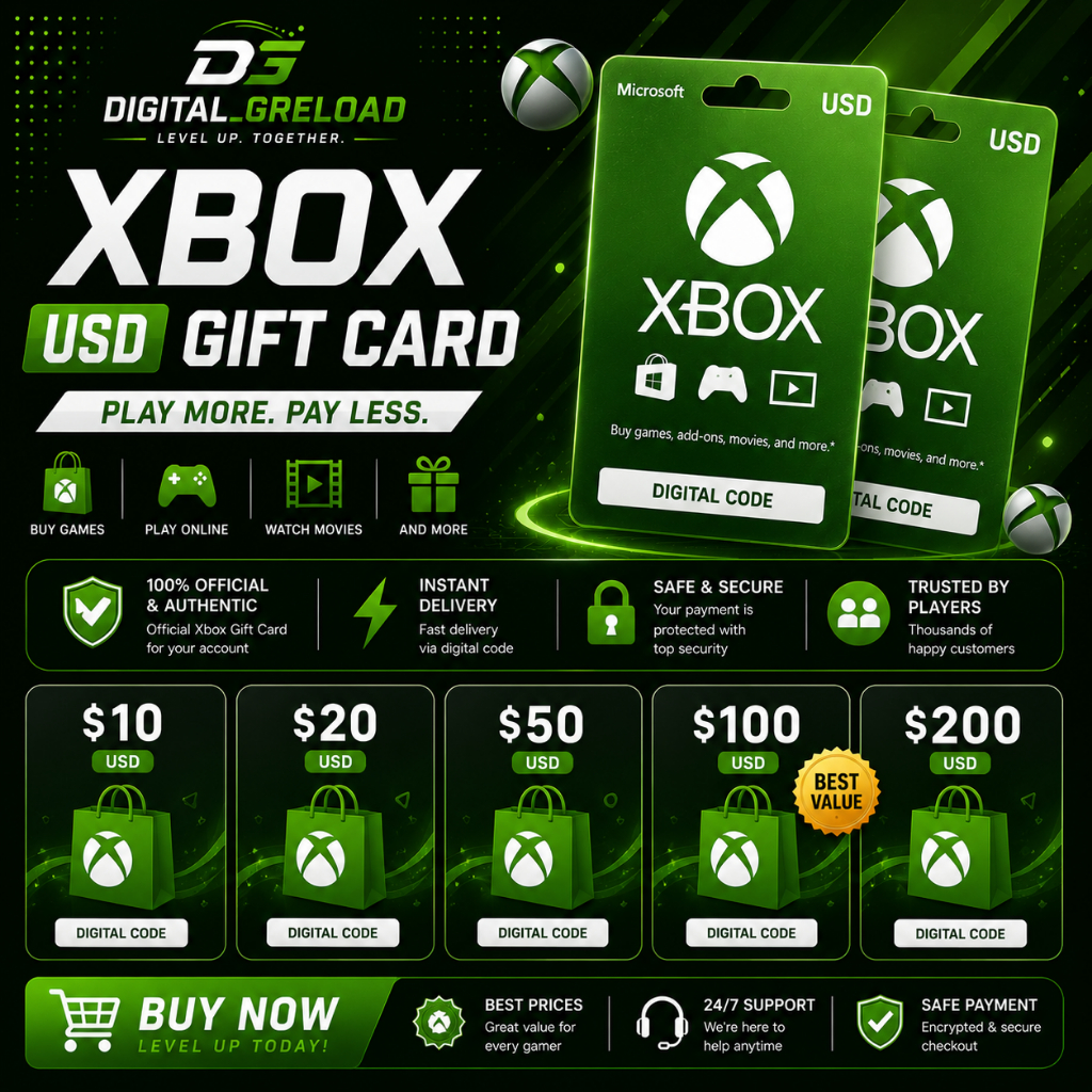 Xbox Gift Card USD Redeem Code | Shopee Malaysia