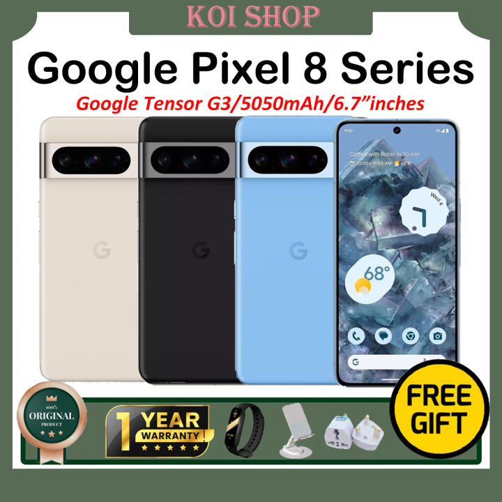 【US Version】Google Pixel 8 Pro Smartphone/Google Pixel 8 Phone/Google Pixel 8a Phone/Google Tensor G3/5050mAh/6.7”inches 120Hz LTPO OLED Screen/Google Phone