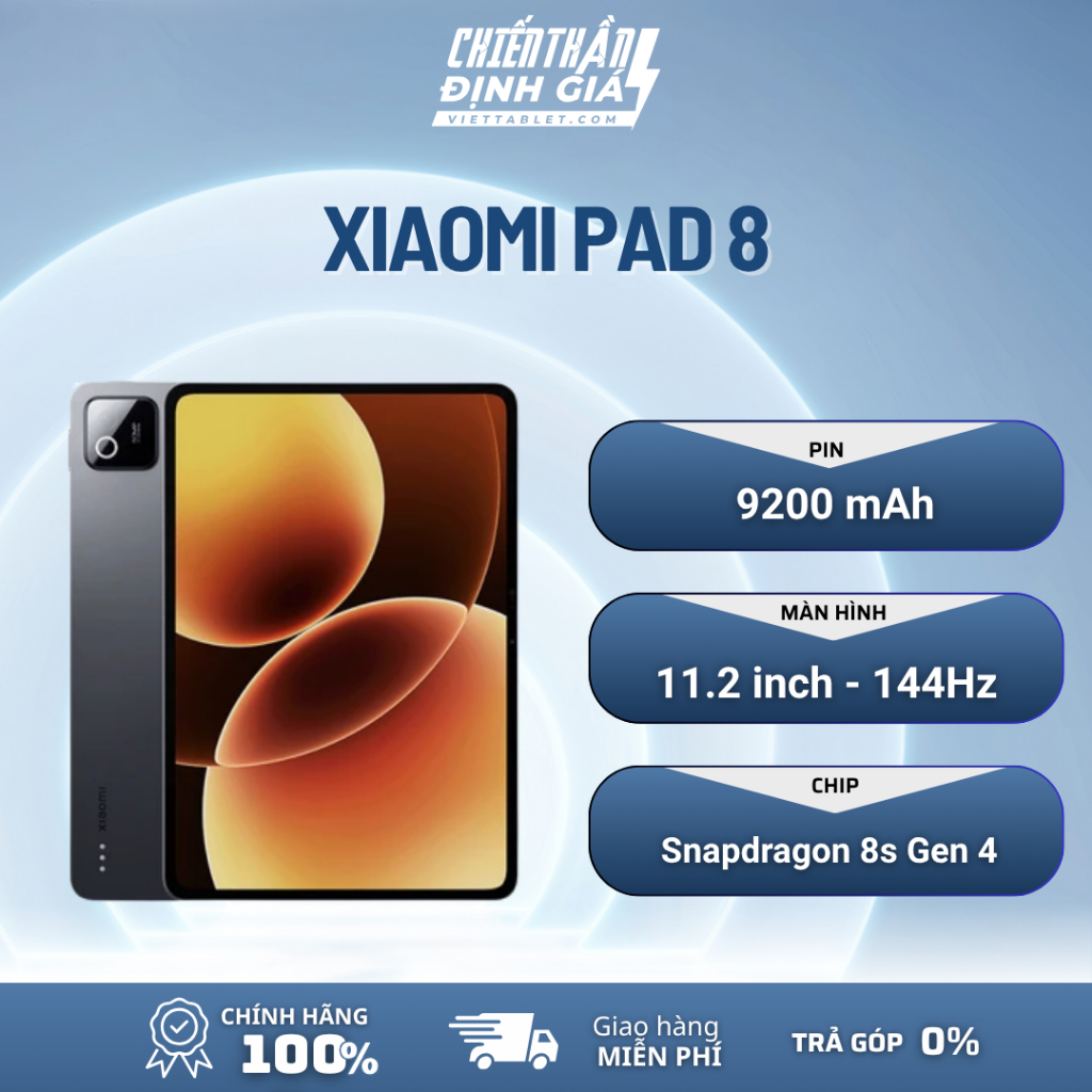 [TẶNG BAO DA ] Máy Tính Bảng Xiaomi Pad 8 (8GB - 128GB) - Hàng Chính Hãng | Shopee Việt Nam