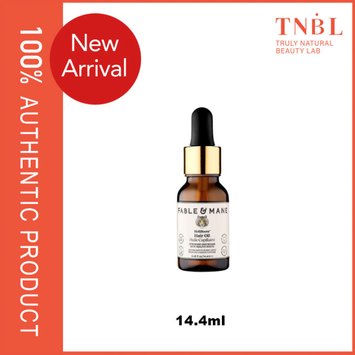 FABLE & MANE HOLIROOTS PRE-WASH STRENGTHENING TREATMENT HAIR OIL 14.4ml/100ml