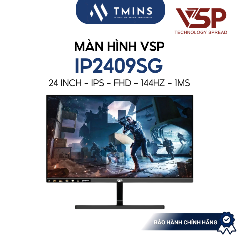 Màn Hình VSP IP2409SG Đen/ Trắng (24 INCH/ IPS/ FHD/ 144Hz/ 1ms) - Hàng chính hãng | Shopee Việt Nam