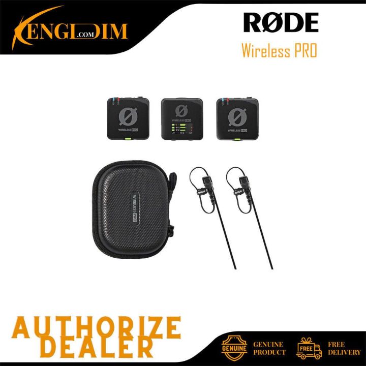 RODE Wireless PRO 2-Person Clip-On Wireless Microphone System/Recorder with Lavaliers (2.4 GHz) (Malaysia 5 Years Warranty) | Lazada Malaysia