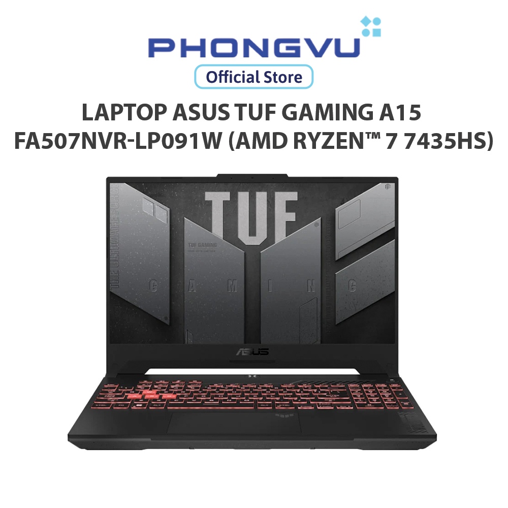 Laptop Asus TUF Gaming A15 FA507NVR-LP091W (AMD Ryzen™ 7 7435HS) (Xám) - Bảo hành 24 tháng | Shopee Việt Nam