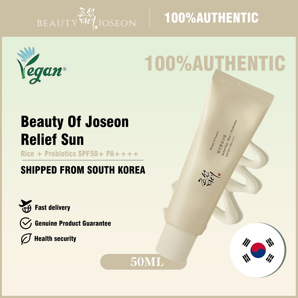 [Beauty Of Joseon] Relief Sun: Rice + Probiotics SPF50+ PA++++ (50ml) Sunscreen