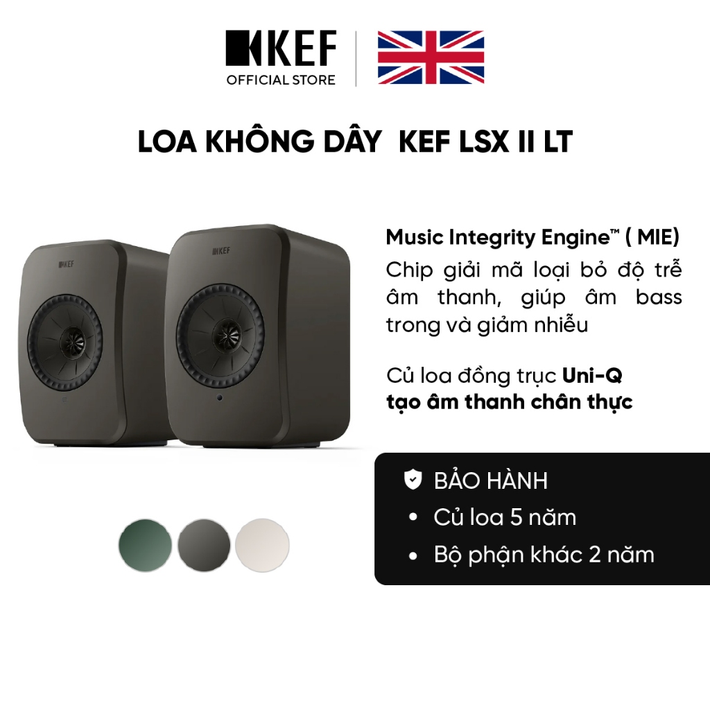 [LOA ANH QUỐC_SINCE 1961] Loa Bluetooth Hi Fi Không Dây KEF LSX II LT Cho Máy Tính,Vi Tính, Tivi,Gaming _ BẢO HÀNH 2 NĂM | Shopee Việt Nam