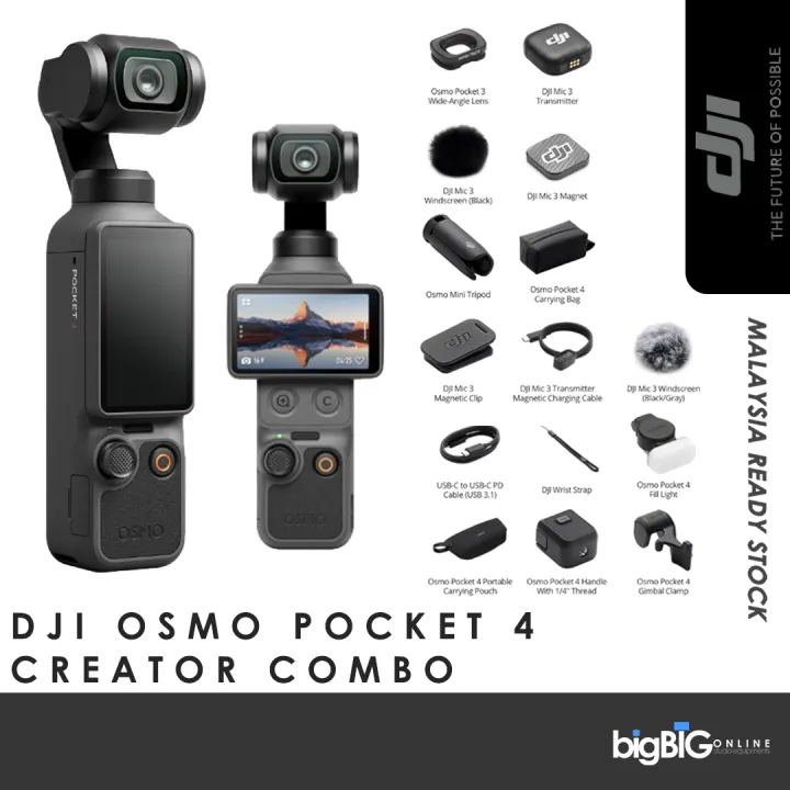 DJI Osmo Pocket 4 DJI Osmo Pocket 4P Creator Combo